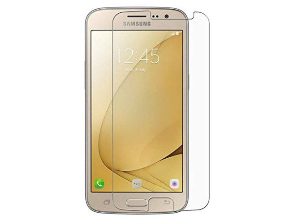 Tempered Glass / Screen Protector Guard Compatible for Samsung Galaxy J2 6 / Samsung  J2 10 / Samsung J2 Pro / Samsung J2 16 (Transparent) with Easy Installation Kit (pack of 1)